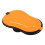 Outdoor Portable Toilet Plastic Orange 1pack 1