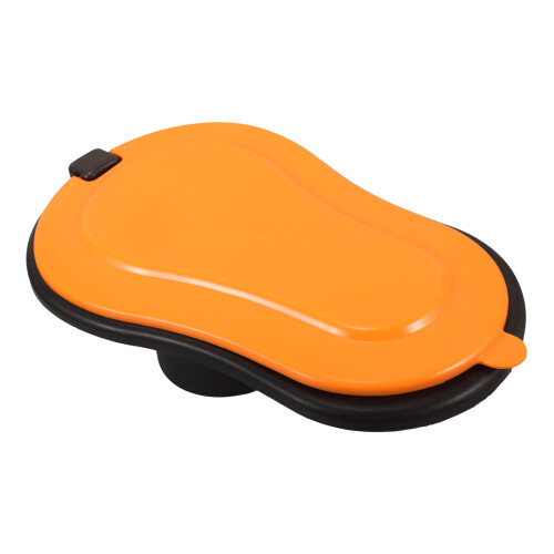Outdoor Portable Toilet Plastic Orange 1pack