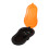 Outdoor Portable Toilet Plastic Orange 1pack 4
