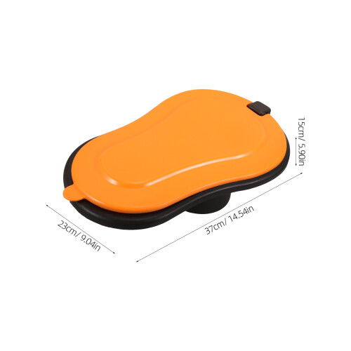 Outdoor Portable Toilet Plastic Orange 1pack 1
