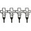 4pcs Decorative Memorial Cross Stake The Elements Cemetery Stake 4