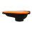 Outdoor Portable Toilet Plastic Orange 1pack 8