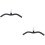 2 Sets Bow Pull Pulley Steel Bicep Bar Muscle Tension 3