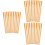 150 Pcs Bee Tube Natural Reed Pole Coffee 8
