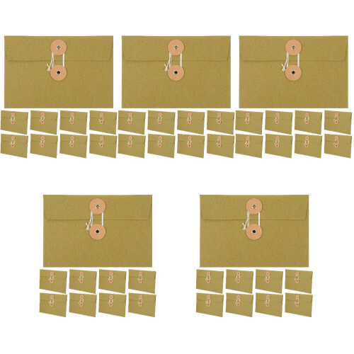 5 Pcs Postage Mail Sack Envelopes Office 17x11.5x0.3cm Green 2