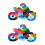 2Pcs Motorcycle 3D Jigsaw Puzzle Toy For Kids Educational Alphanumeric 5
