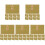5 Pcs Postage Mail Sack Envelopes Office 17x11.5x0.3cm Green 2