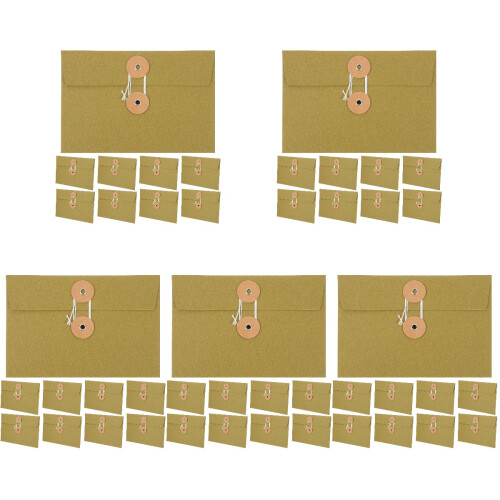 5 Pcs Postage Mail Sack Envelopes Office 17x11.5x0.3cm Green 1