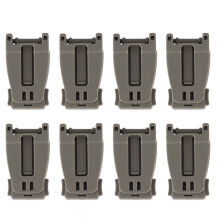 10Szt Taktyczne Buckle Clips Do Plecaków Szare, I Uniwersalne
