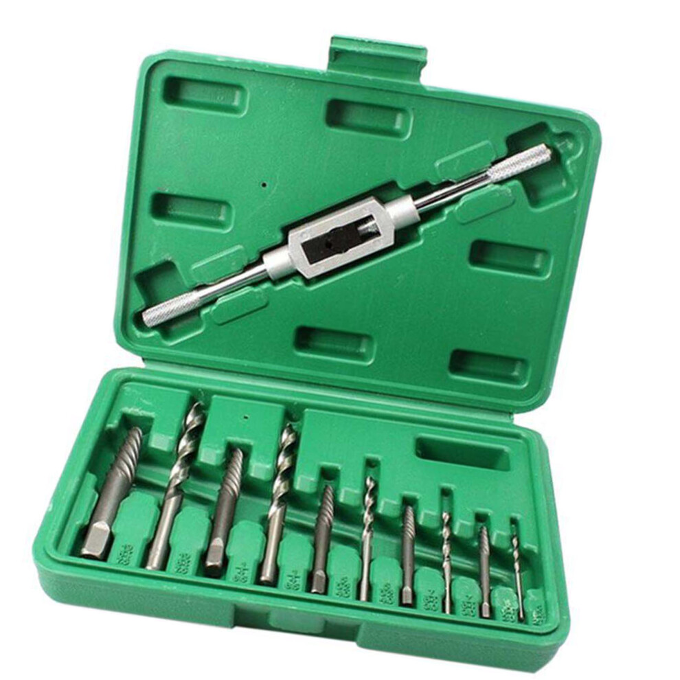 11Pcs Damaged Screw Extractor Set For M3-M12 Steel Removal Tool 8481371018238