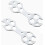 2 Pcs Bicycle Repair Tool Set Assembly Tool Multi-Function Wrench Universal Maintenance Portable Handy Silver 1