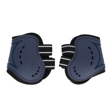 Breathable Adjustable Impact Absorbing Horse Hind Leg Boots Blue M