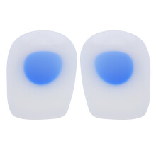 Silicone Gel Pads for Heel Pain Relief, Ergonomic Heel Cushions with Shock Absorbing Technology, Reusable Insoles for All-Day Comfort and Sweat-Resist
