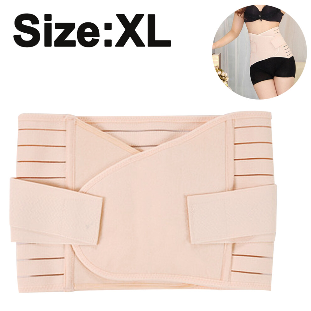 Postpartum Belly Band Abdominal Binder, Pelvis Support For Postpartum Recovery, Breathable Fabric Adjustable Fit Core Muscle Support, For Waist Compre