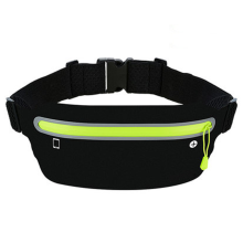 Running Belt Fanny Pack, Hands-Free Reflective Runner Pouch Belt No-Bounce Adjustable Sport Travel Fanny Pack, Water Resistant Material Cell Phone Hol