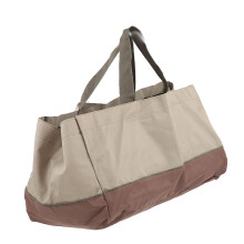 Firewood Tote Bag Large Capacity Portable Oxford Cloth Firewood Log Carrier Indoor Outdoor Storage Bag for Fireplace Logs with Elastic Straps Water Re