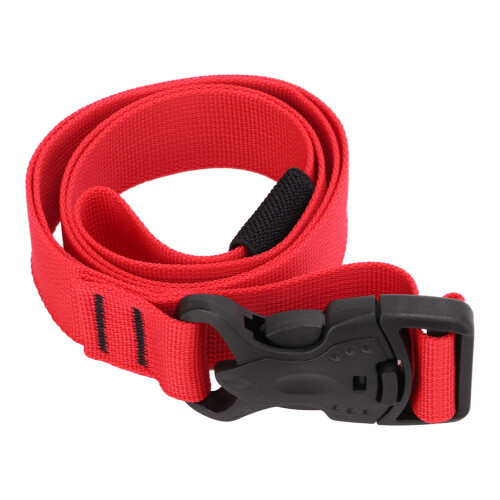 Luggage Tie Straps For Wide Application, High Quality Canvas And Plastic Adjustable Straps With Security Button, Compact Size 2Pcs 2