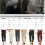 Παντελόνια Baggy για γυναίκες, Παντελόνια με ψηλή μέση, φαρδιά μπατζάκια, ελαστική 2