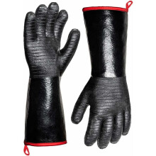 Grill in Style, Heat Resistant Gloves, Neoprene Material for Waterproof Protection, Fire Resistant, for Your Cooking Expedition (14 Inch)