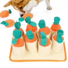 Anti-noia per cani di piccola taglia, tappetino olfattivo per cani, distributore di cibo lento interattivo, gioco stimolante per la mente adatto a