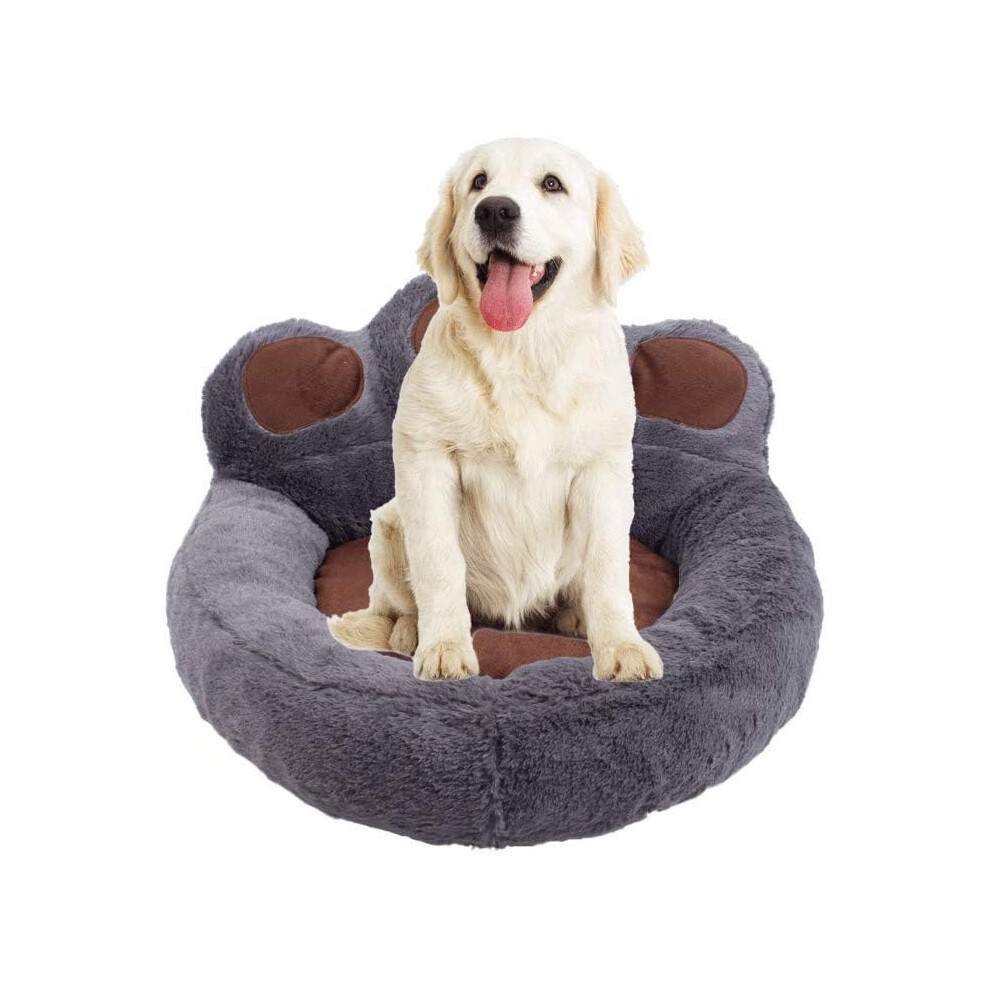 Cozy Warm Kitten Nest, Plush Fabric Donut Shape Pet Round Bed, Ensuring Healthy Spine Alignment And Stress Relief For Your Furry Companion
