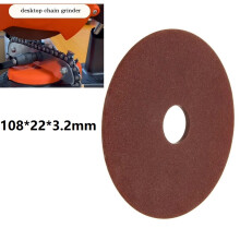 Kettensägeschleif-Scheibenpolster 108x3,2x22mm Braun Für Kettensägenschärfer zum Schneiden Zum Polieren 3/8"/404 Kettenwerkzeug