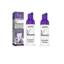 (2pcs) V34 Purple Toning Beauty Teeth Mousse Toothpaste Yellow Teeth Beauty Teeth White Smoke Stains Tartar Cleanin