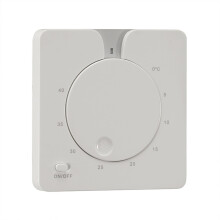 Termostato elettrico per riscaldamento a pavimento 16A Regolatore meccanico di temperatura con indicatore visivo di riscaldamento e ampia gamma di te