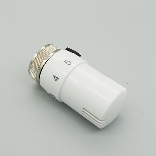 Radiator Valve for Water Heating Systems Featuring Temperature Lock and M30 x 1 5 Threaded Connection for Easy Installation