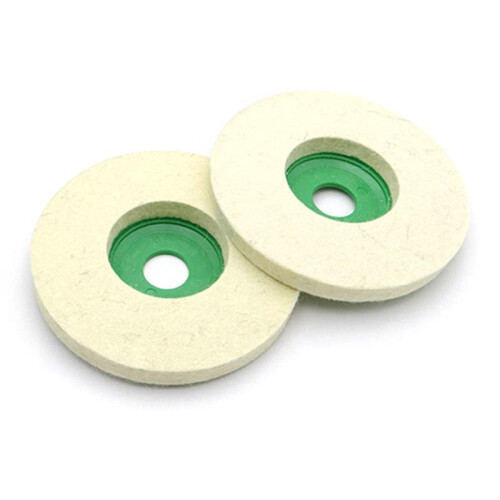 2 τμχ/παρτίδα 5 ιντσών 125 mm Μάλλινη τσόχα γυαλίσματος μαξιλαριών τροχού Δ 2
