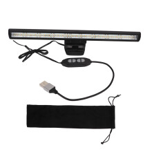 Barre lumineuse pour écran d'ordinateur portable avec lampe de lecture LED USB, température de couleur et luminosité réglables, sans reflets sur