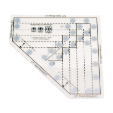 Acrylic Quilt Ruler for 6-10 Inch Finished Blocks Transparent Precise Scale