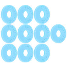 10Pièces Patins Silicone Antidérapants Ciel Pour Sangles Guitare Bass