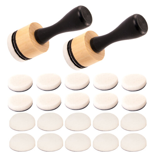 2Ensembles Tampons En Mousse Bois Pour Peinture DIY