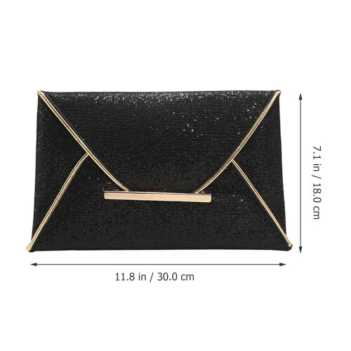 Nero in PU Cambio E Carte Borsa Piccola 1