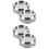 Silver Round Shower Door Handle, Easy To Clean, No Rust 4pcs 7