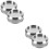 Silver Round Shower Door Handle, Easy To Clean, No Rust 4pcs 8