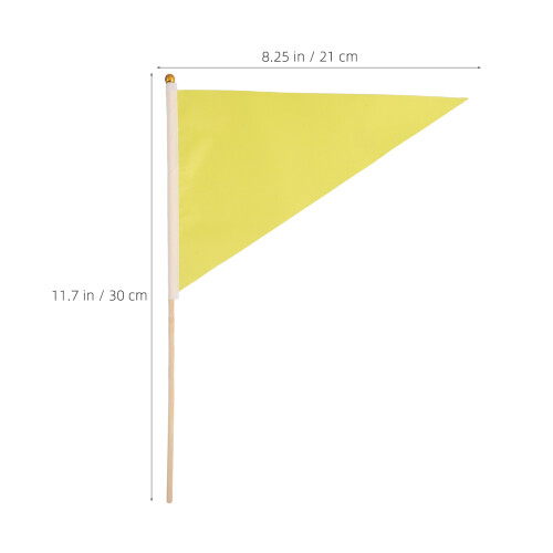 10 Pezzi Bandiere Triangolari Con In Per Esterno 1