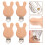 4Pz Fermaciuccio in Legno Beige Per Con Guscio 4