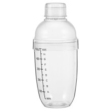 530Ml Bicchiere Shaker Manuale Trasparente Con Per Cocktail Bar