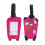 2Pz Tag Bagaglio in Silicone Rosa Per Valigia Con 1