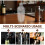 530Ml Bicchiere Shaker Manuale Trasparente Con Per Cocktail Bar 8