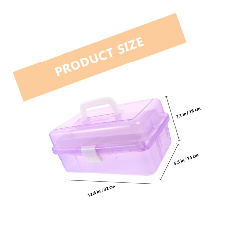 Contenitore Porta Portatile Viola 3 1