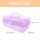 Contenitore Porta Portatile Viola 3 3