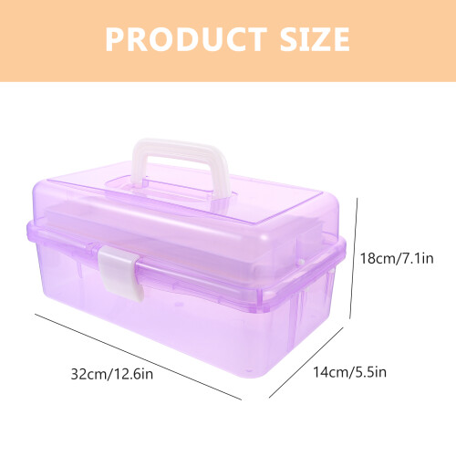 Contenitore Porta Portatile Viola 3 2