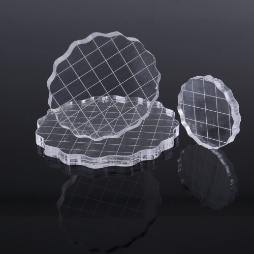 set 3 acrilici trasparenti con per scrapbooking 1