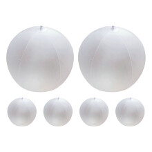 6Pz Palloni Gonfiabili Spiaggia PVC Trasparente Per Giochi Bambini