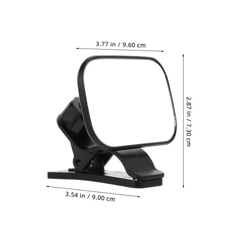 Specchio Nero Per Auto Baby Rearview Mirror in 360 1
