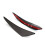 6Pz Spoiler Splitter Nero Per Paraurti PP Con Rivestimento Uv 5