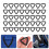 100Pz Triangolari Neri in Per Abbigliamento E Valigie 4